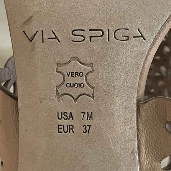 Via Spiga Tan Heeled Sandals - Picture 5 of 5